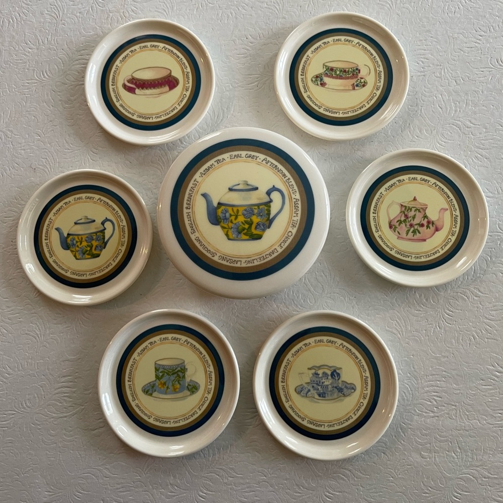 Vintage cup coasters ☕️